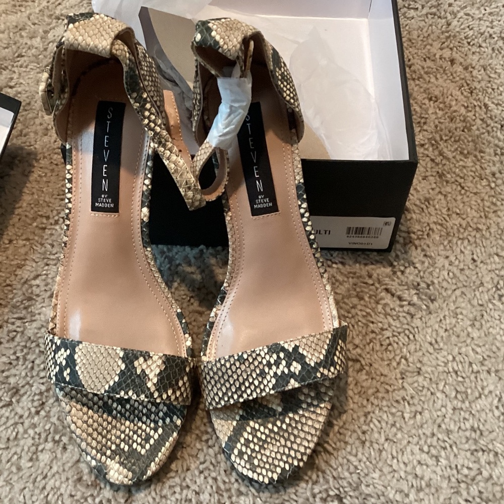 New strappy heels